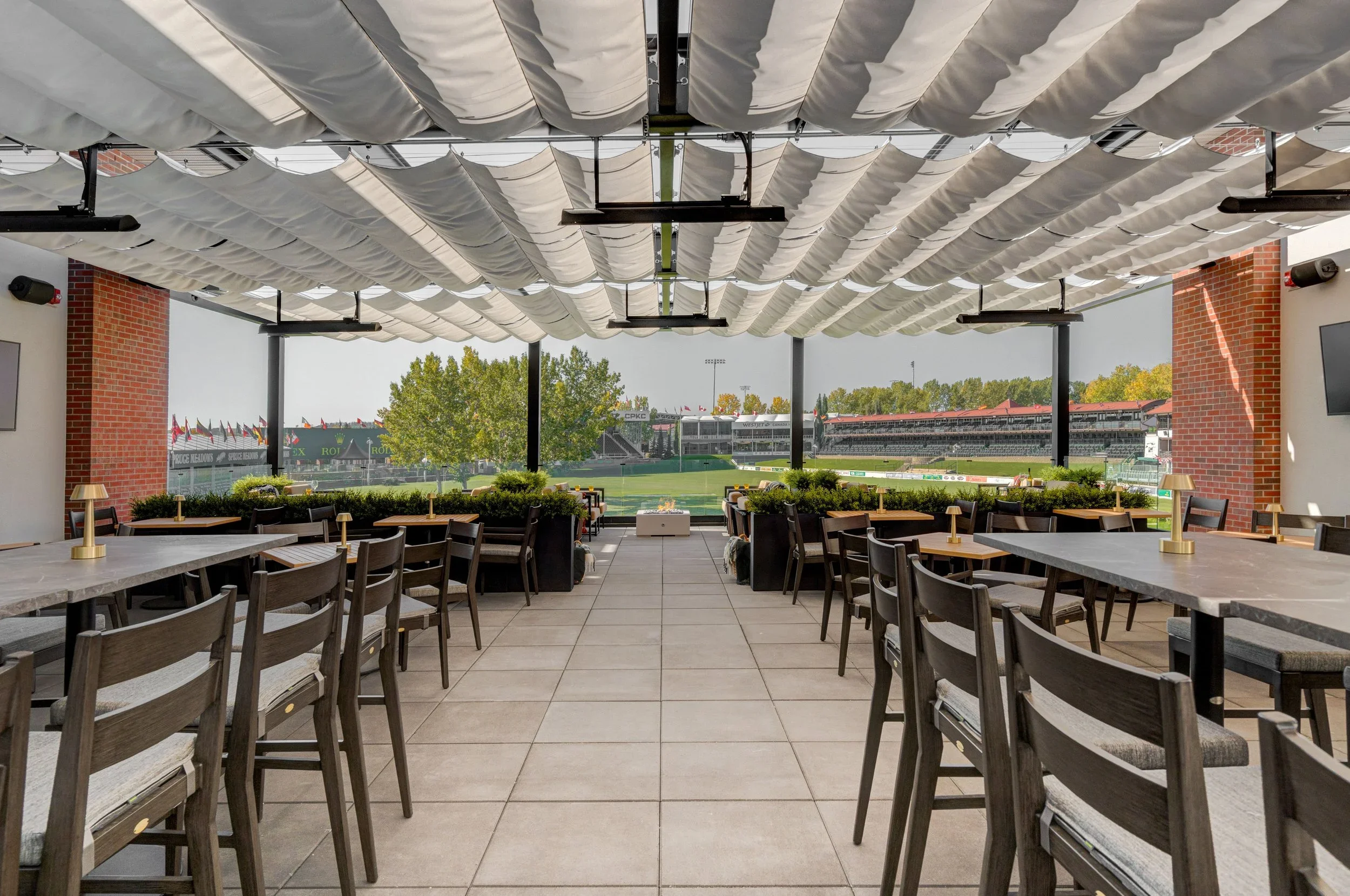Rooftop Social Tables (seats 2-8 ppl)