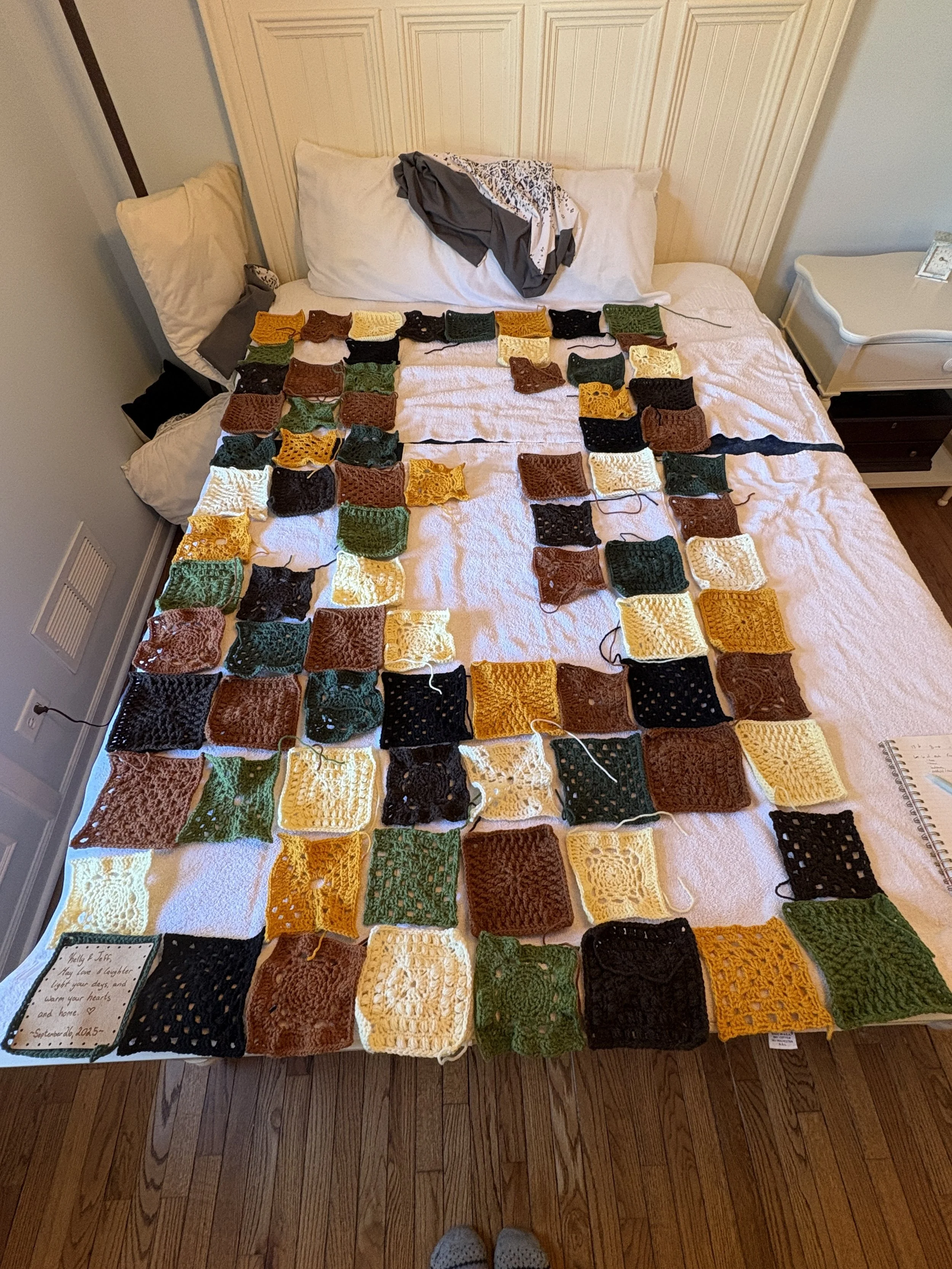 Autumn Flower Housewarming Blanket