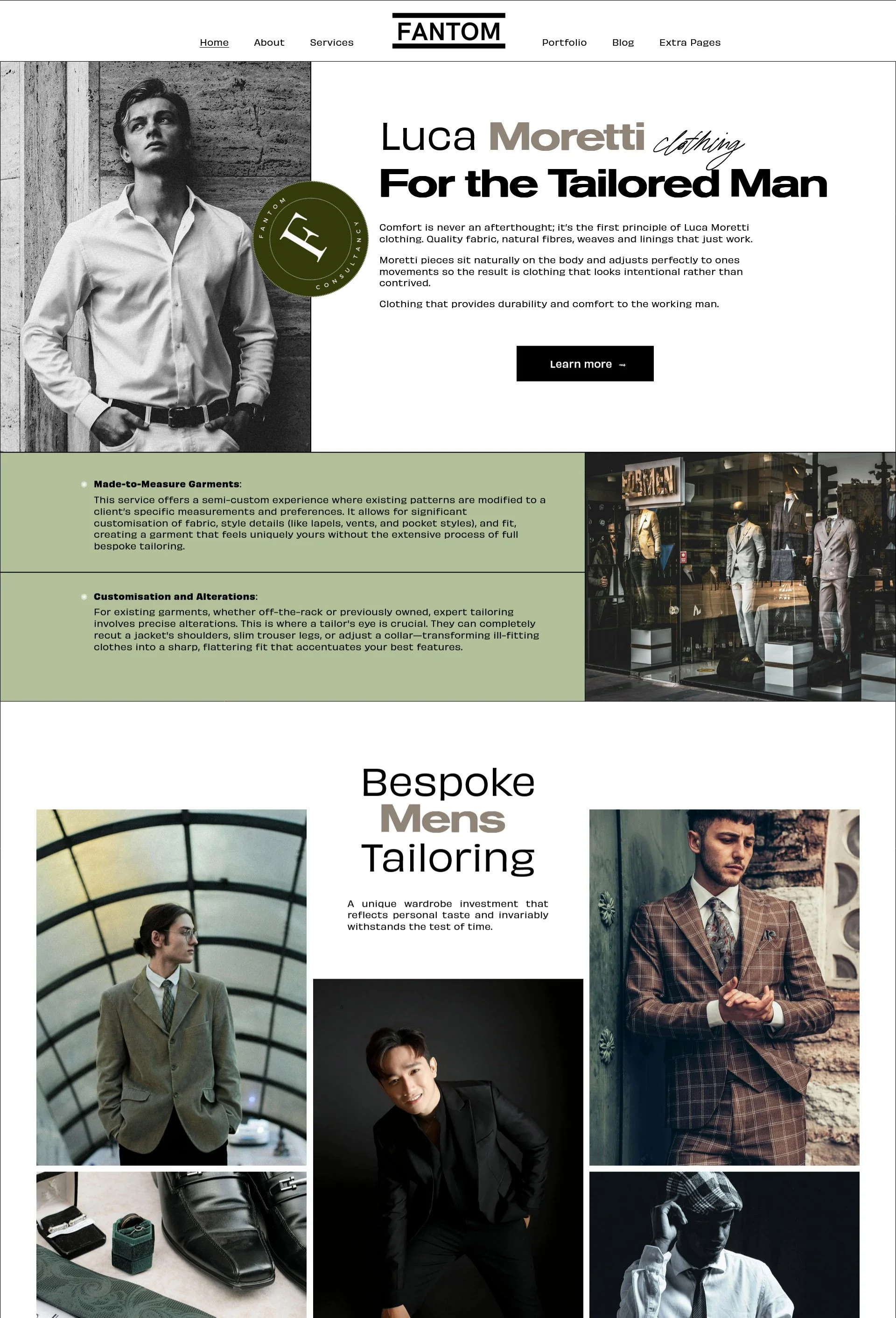 Fantom – Squarespace 7.1 Fluid Engine