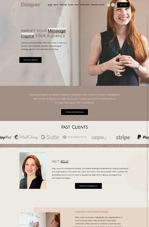 Dasper – Squarespace 7.1 Fluid Engine