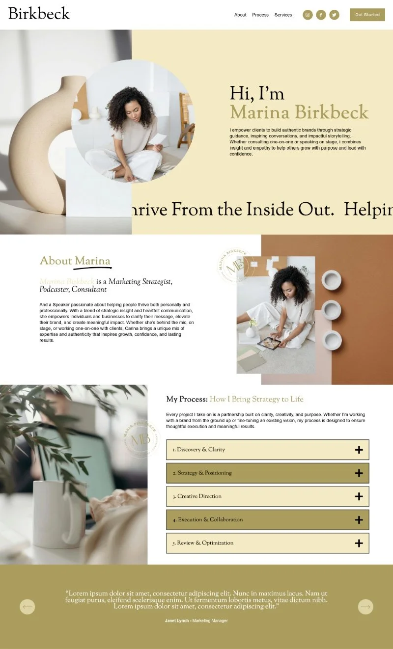 An image of Birkbeck template