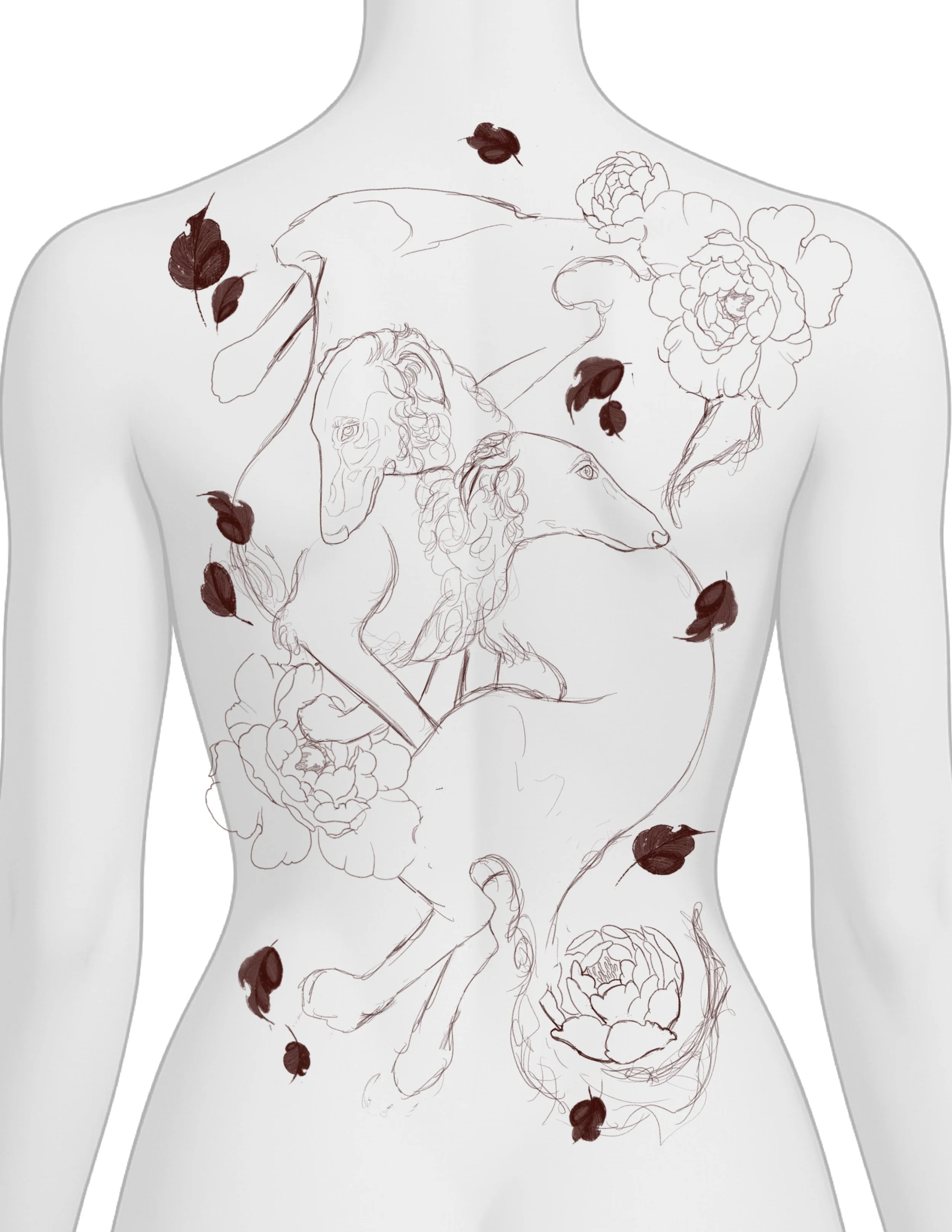 Sketch will be finished upon booking