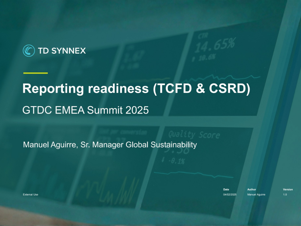 Reporting Readiness (TCFD & CSRD)