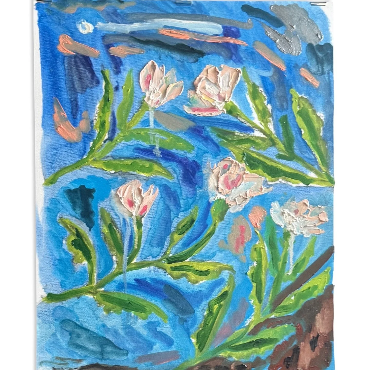 Had it been water
oil on unmounted canvas
16x20
“Parked in the fields
All night
So many years ago,
We saw
A lake beside us
When the moon rose.
I remember
Leaving that ancient car
Together. I remember
Standing in the white grass
Beside it.