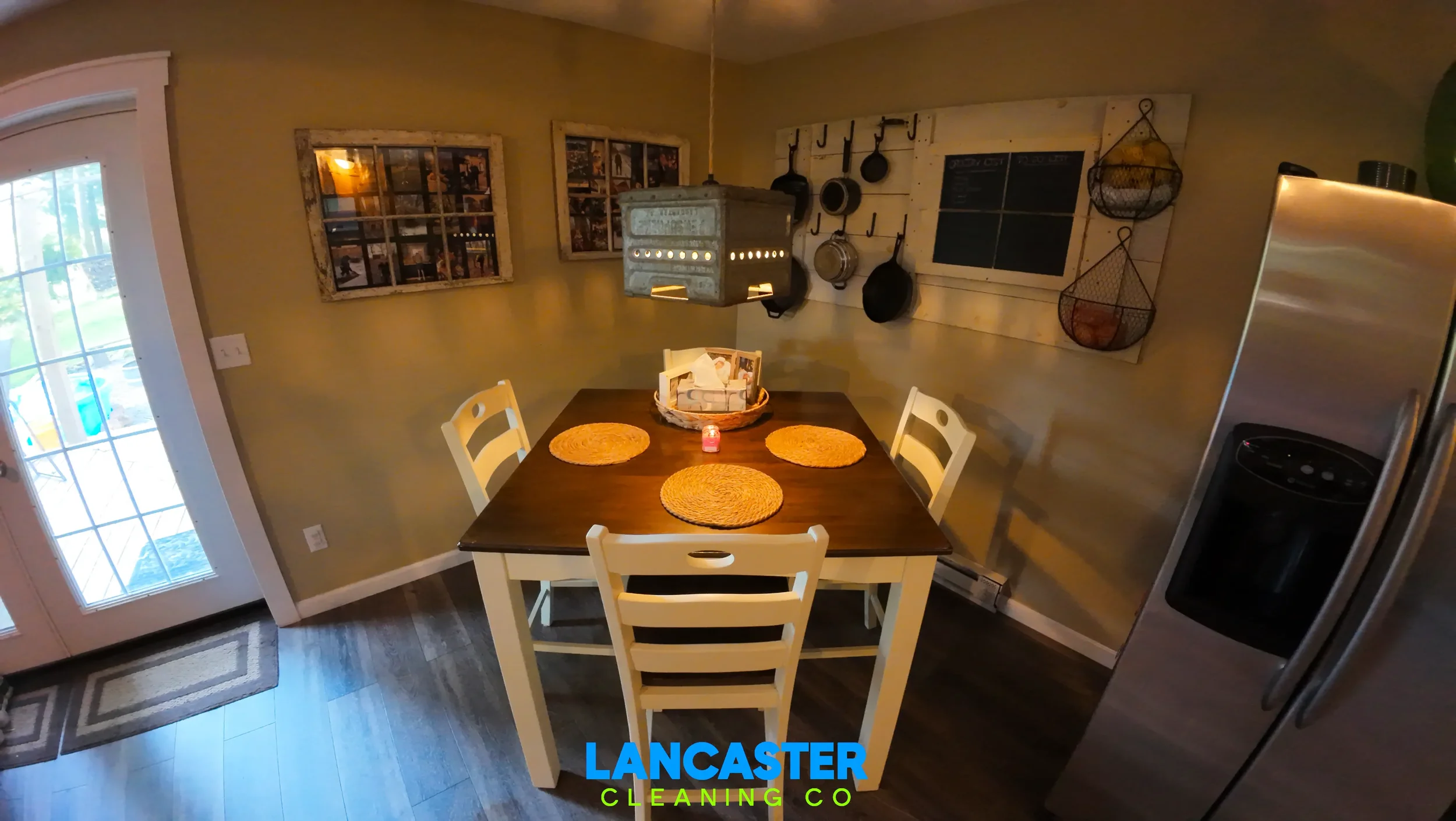 Rustic Farmhouse Kitchen Table And Decor.WebP