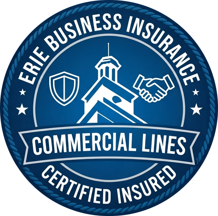 Blue Erie Business Insurance Badge