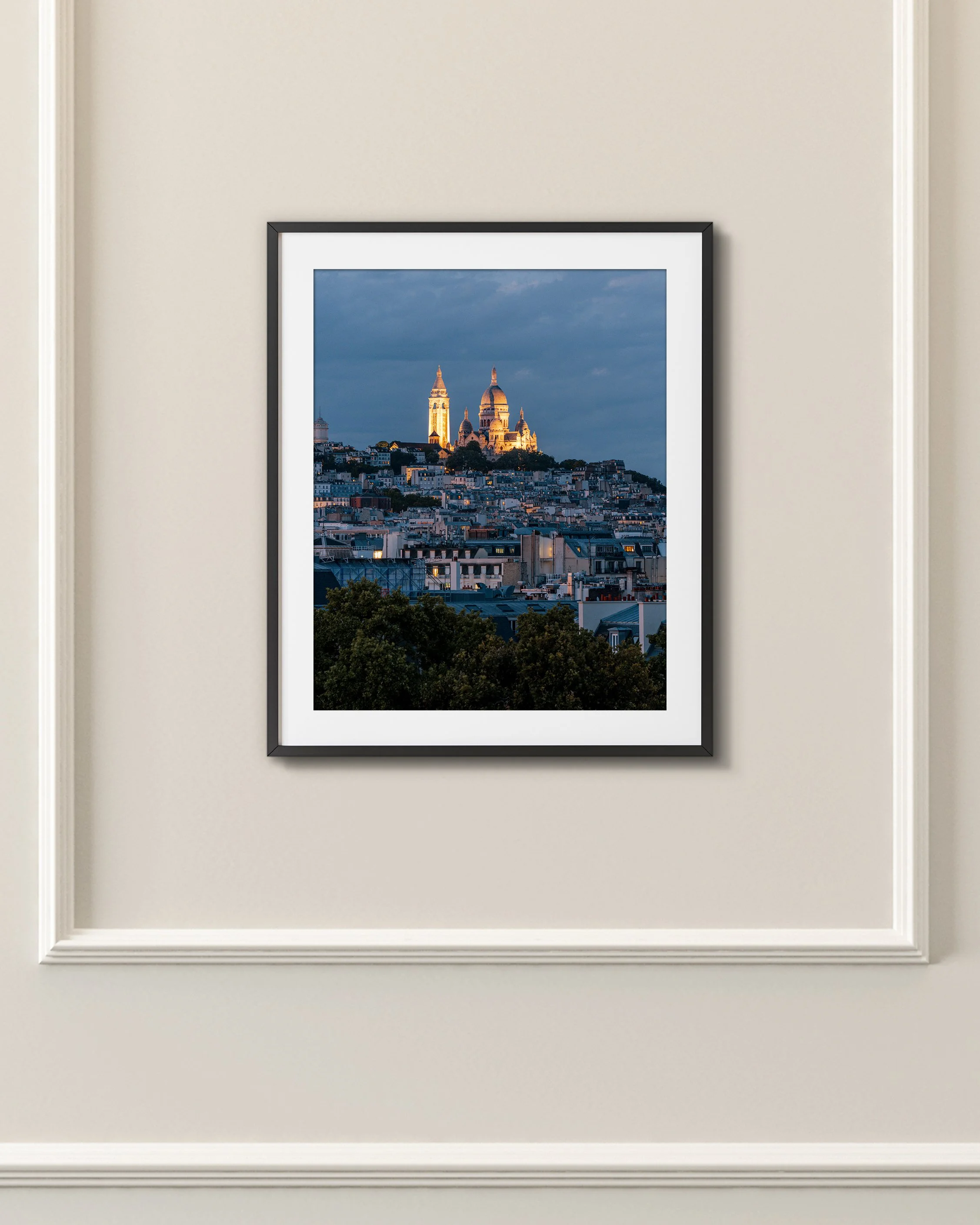 Sacré Coeur, heure bleue