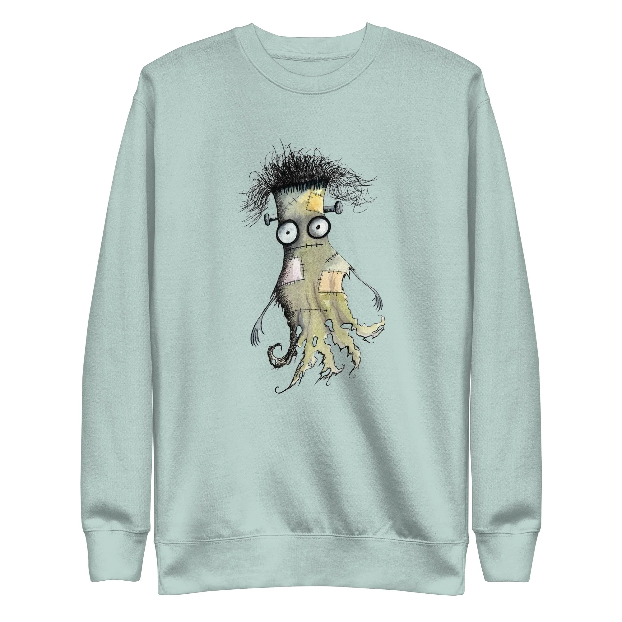 Franken-Ghost sweatshirt by Jen Vax