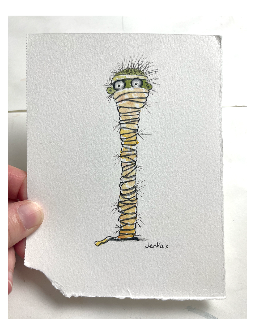 Zombie Mummy – Original Monster Drawing