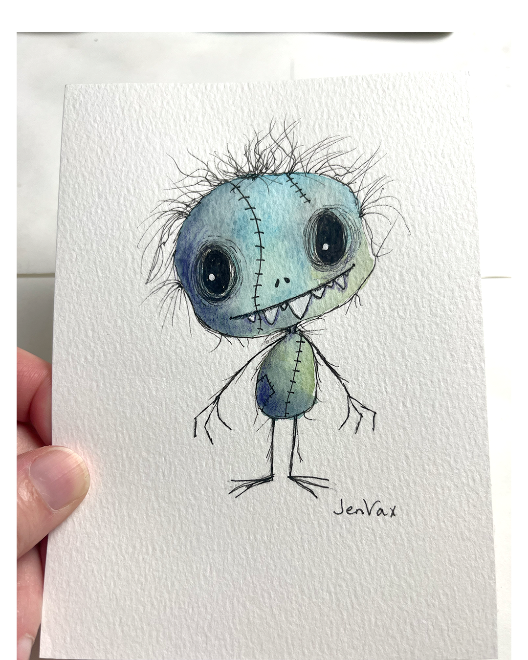 Stitch – Original Monster Drawing