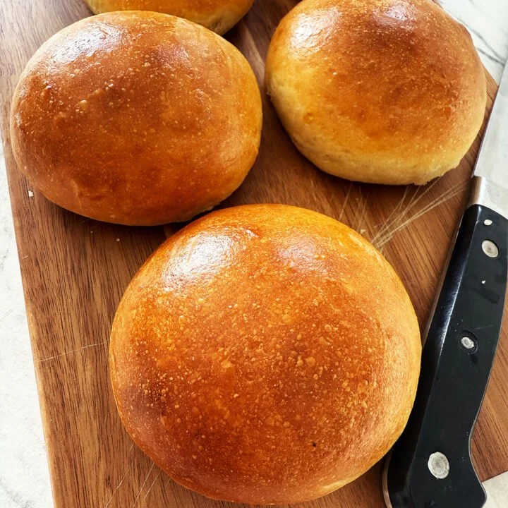 Sourdough Hamburger Buns