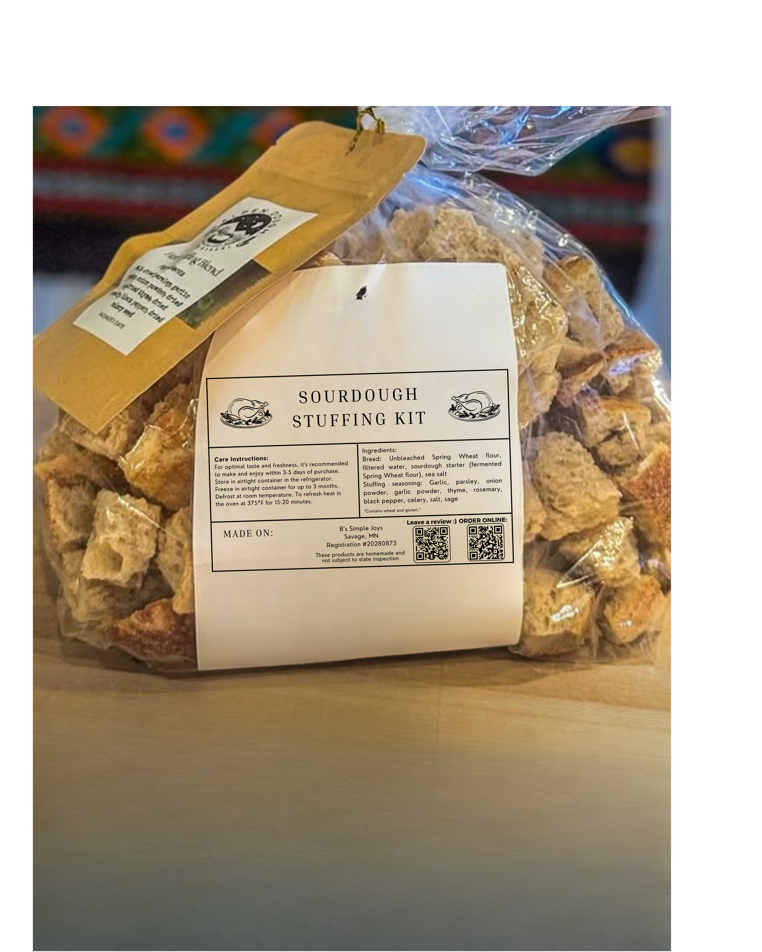 Sourdough Stuffing Kit