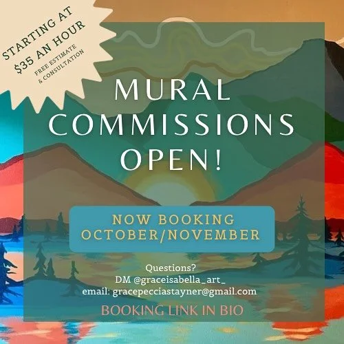 Fall Mural Commissions now open! 🍁🍂🎨

If you are interested in a custom for your home or business please fill out the submission form in my bio. 

I would love to make your vision come to life. &hearts;️