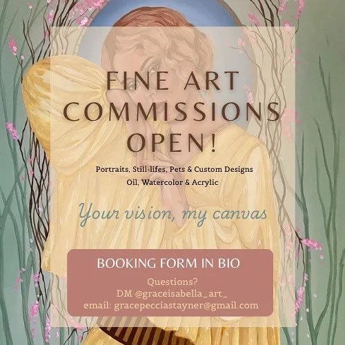 I would love to work with you to create your vision come to life! ✨

If you are interested in a custom fine art commission by me please fill out the form in my bio and I will be in touch ASAP 🥰 

#artist #paintinf #custom work #painting #oilpainting