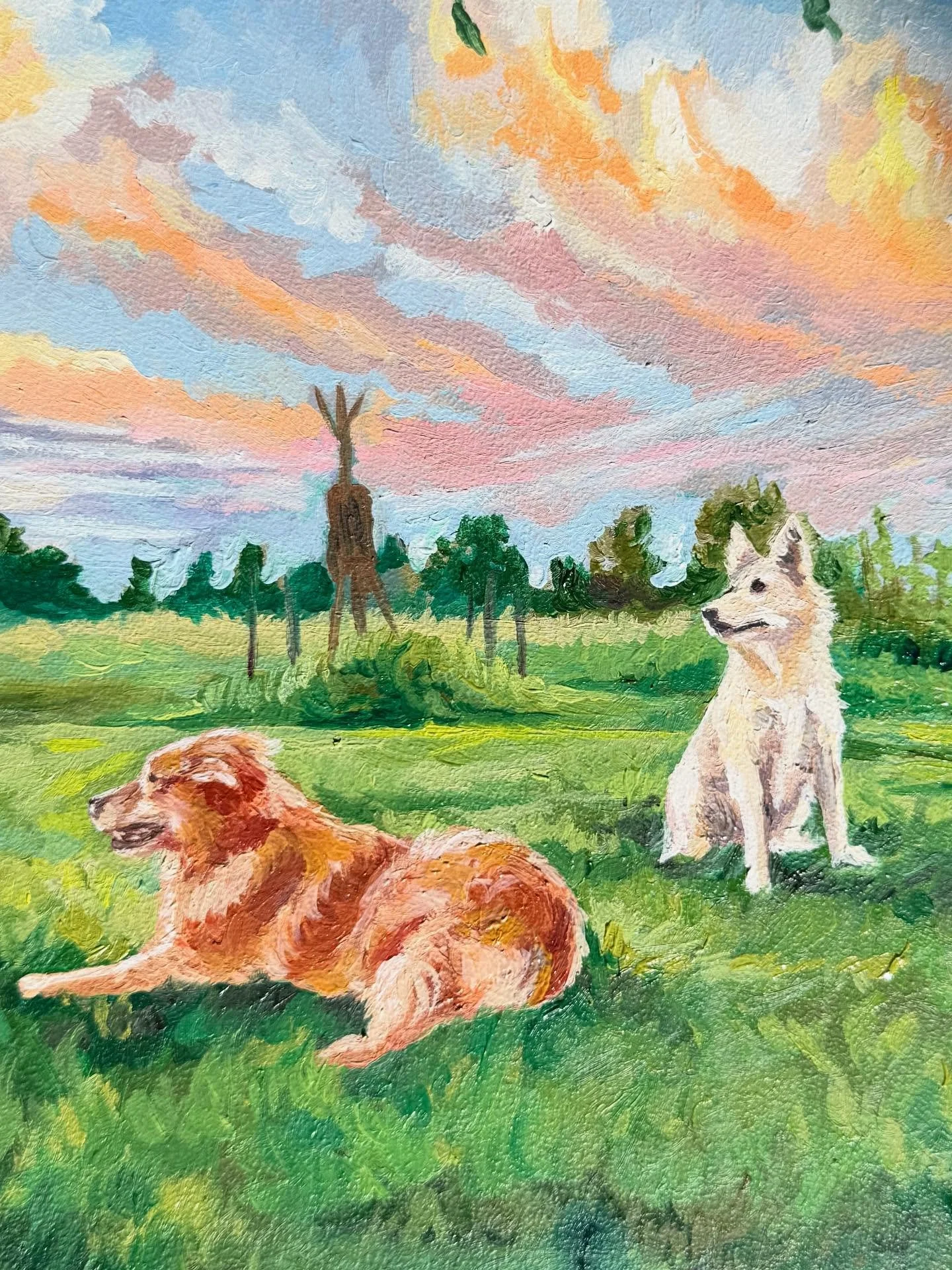 I really loved making this commission!! I am always down to paint some adorable puppies 🥰 

If you are interested in a commission my me please fill out the form in my bio. 

#painting #portrait #dogs #commissionart #oilpainting #petportraitartist