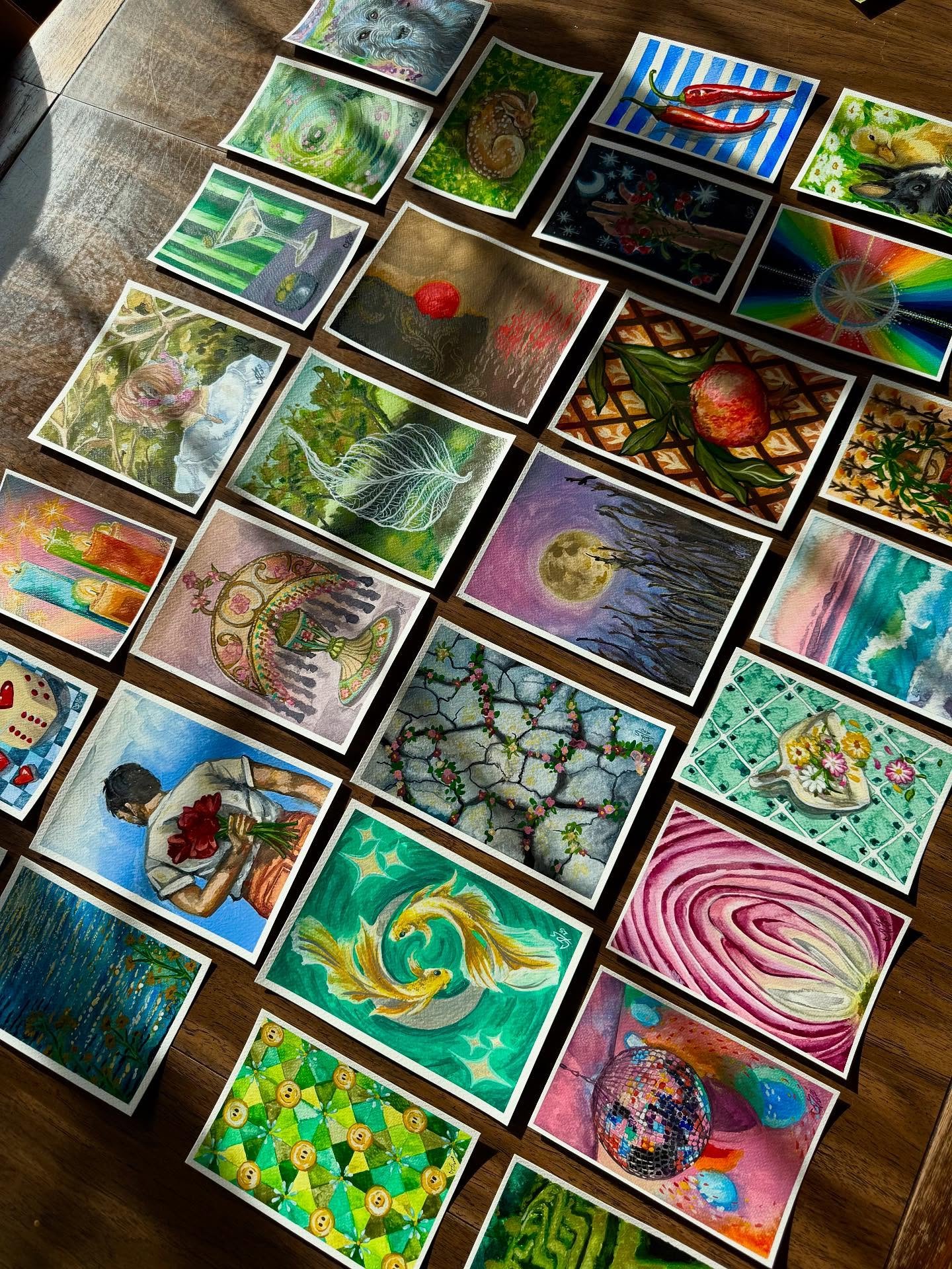 One month, 31 paintings 💜