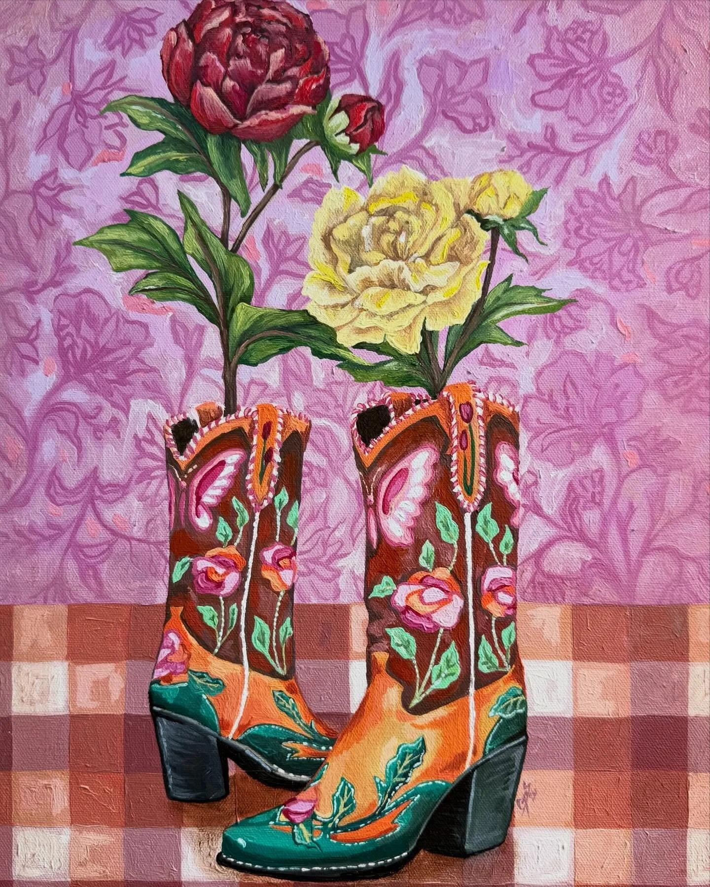 Fill your own 14x18 oil on canvas 
🥰 
on display @new_zone_gallery