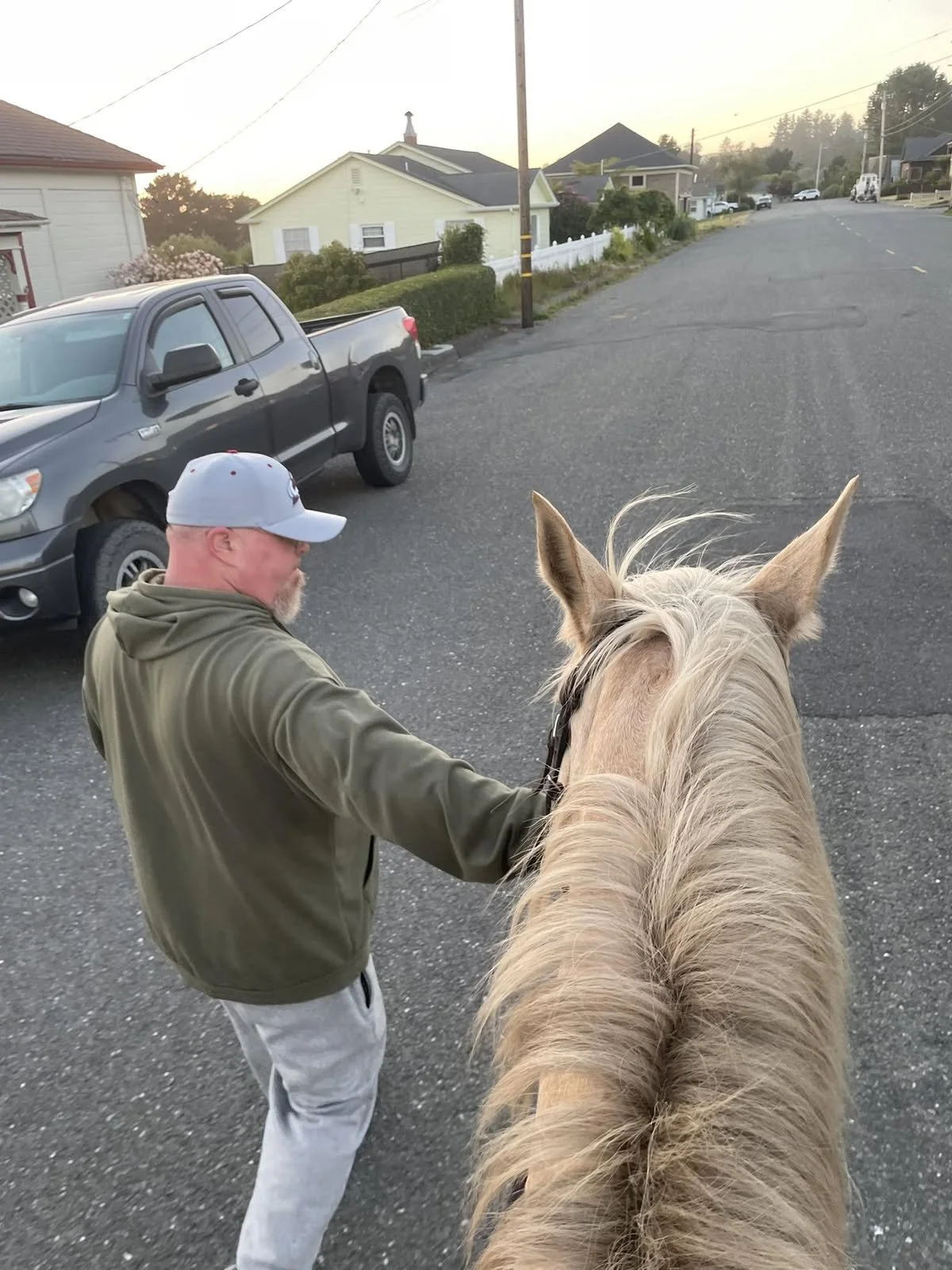 My first ride back on the street