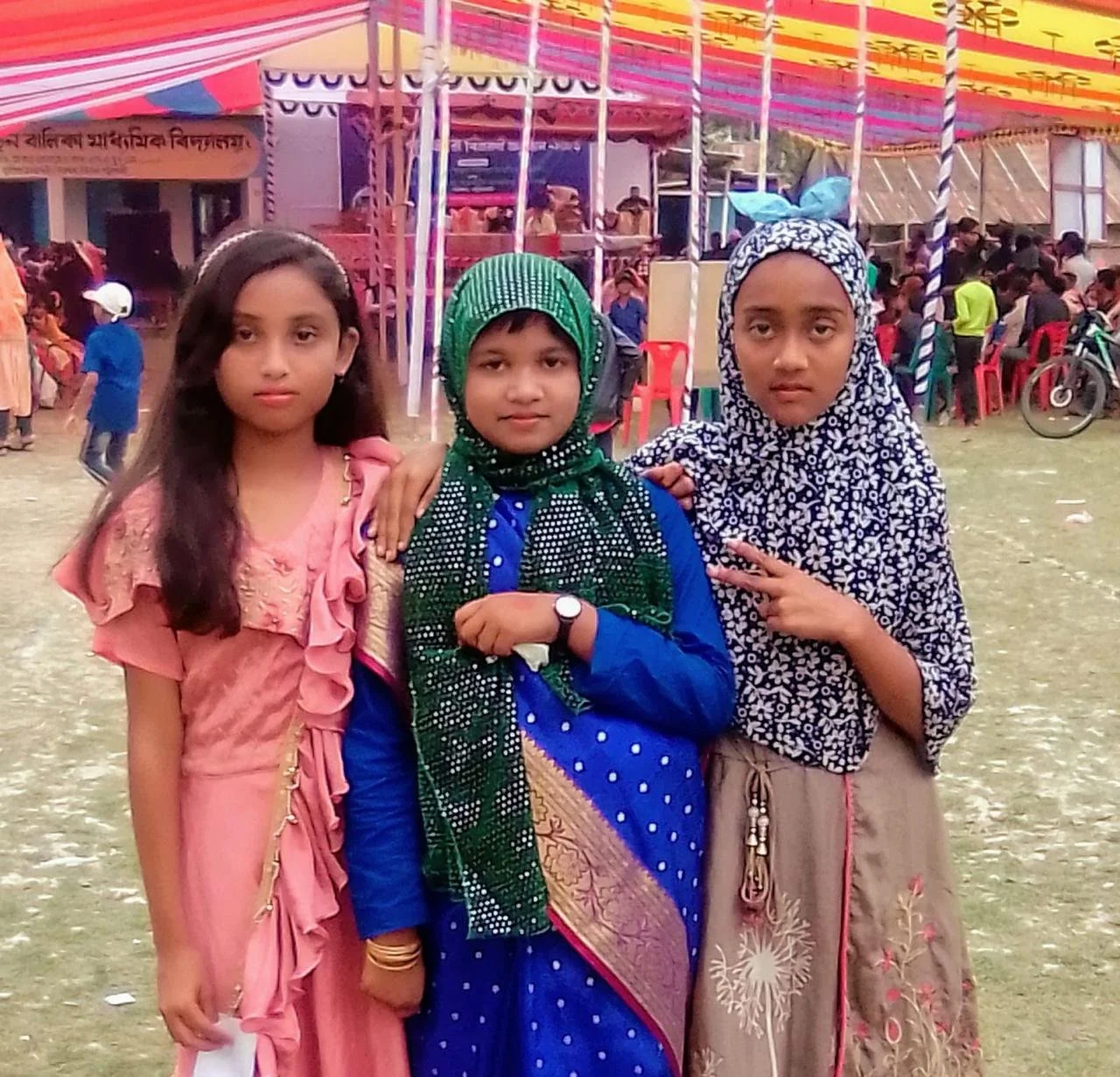 Students in Costume Dress during concert.