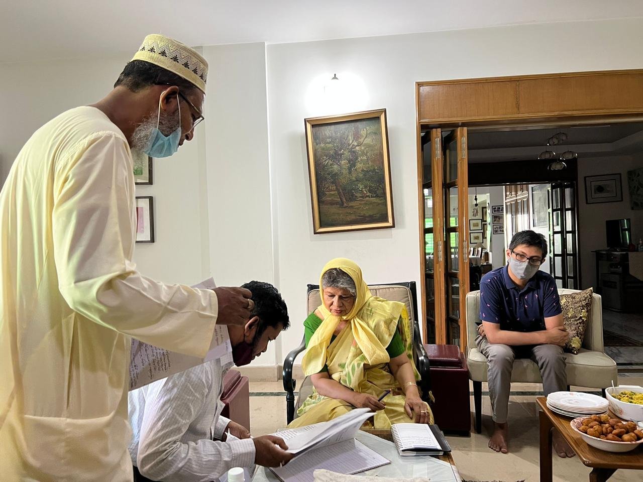 Board meeting at house of Dil Afroze Quader, Banani DOHS.