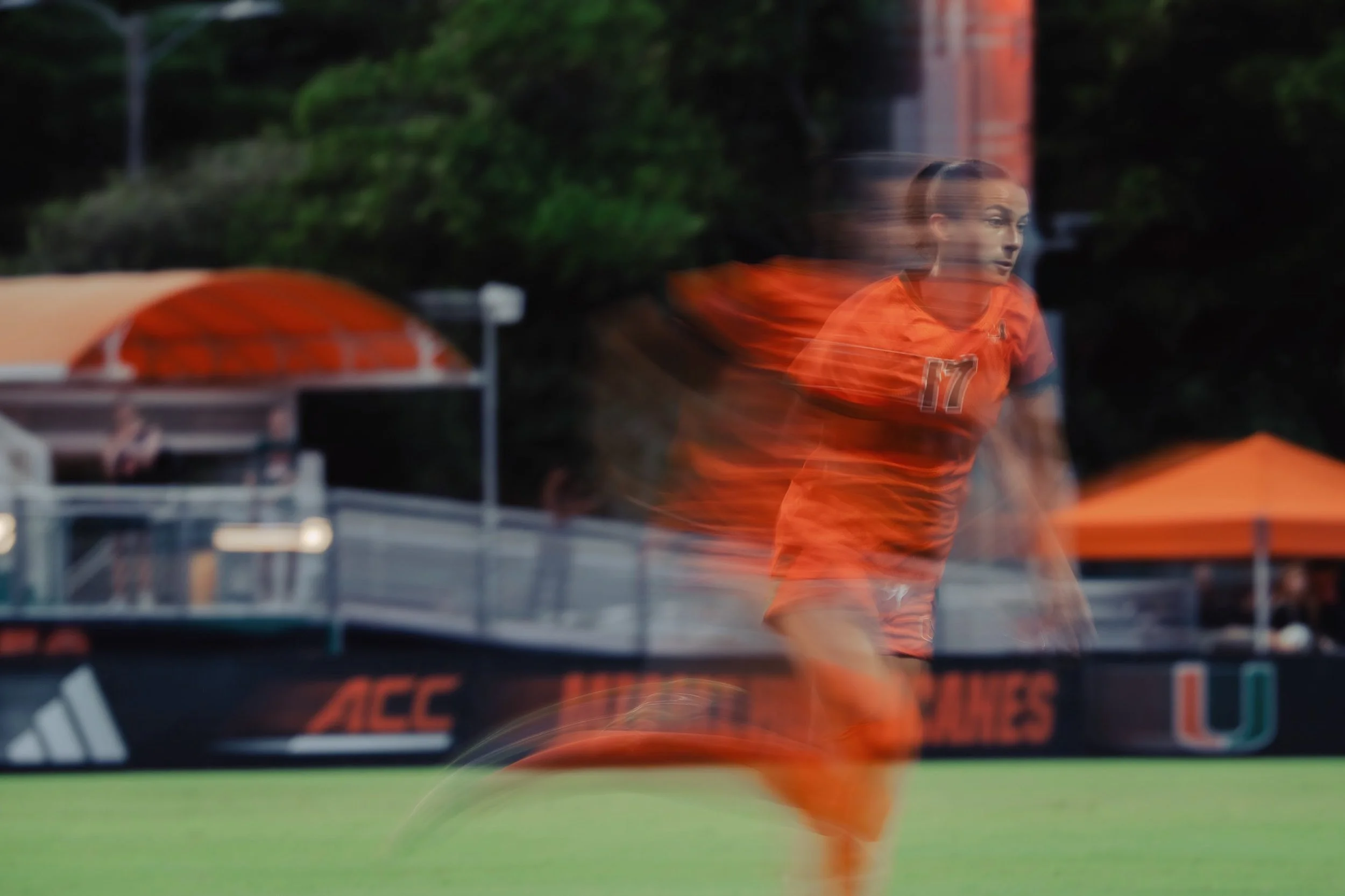 Student-athlete playing professional soccer at Scottish stadium