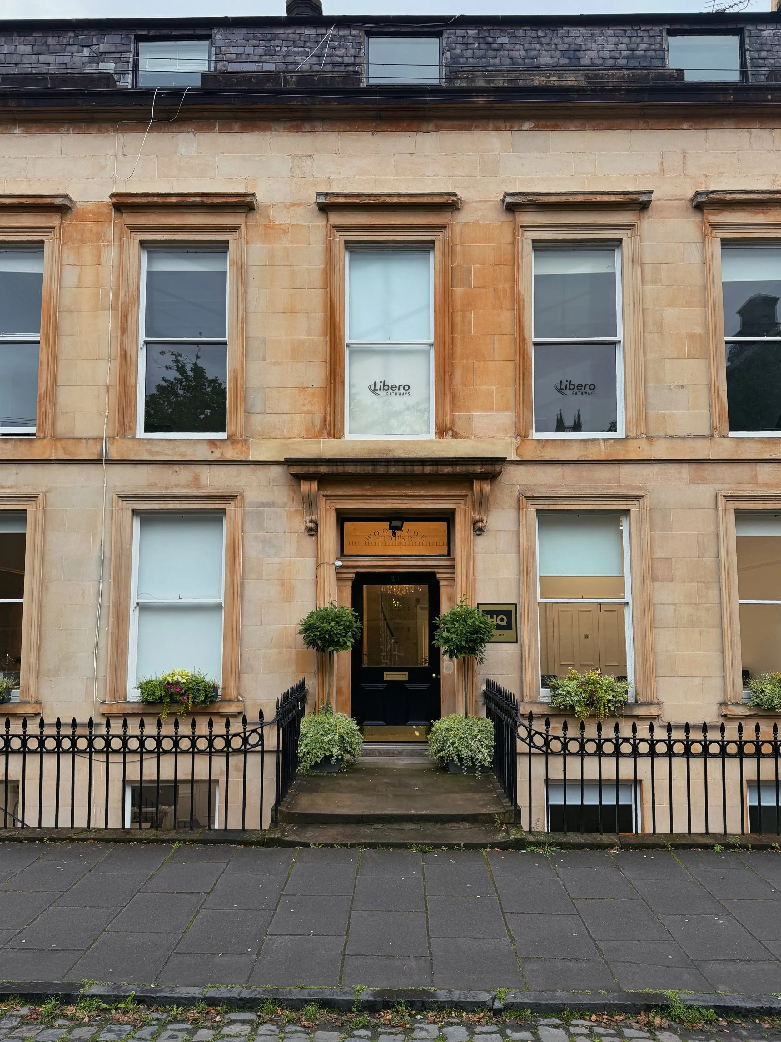 Libero Pathways office in the West End of Glasgow, Scotland