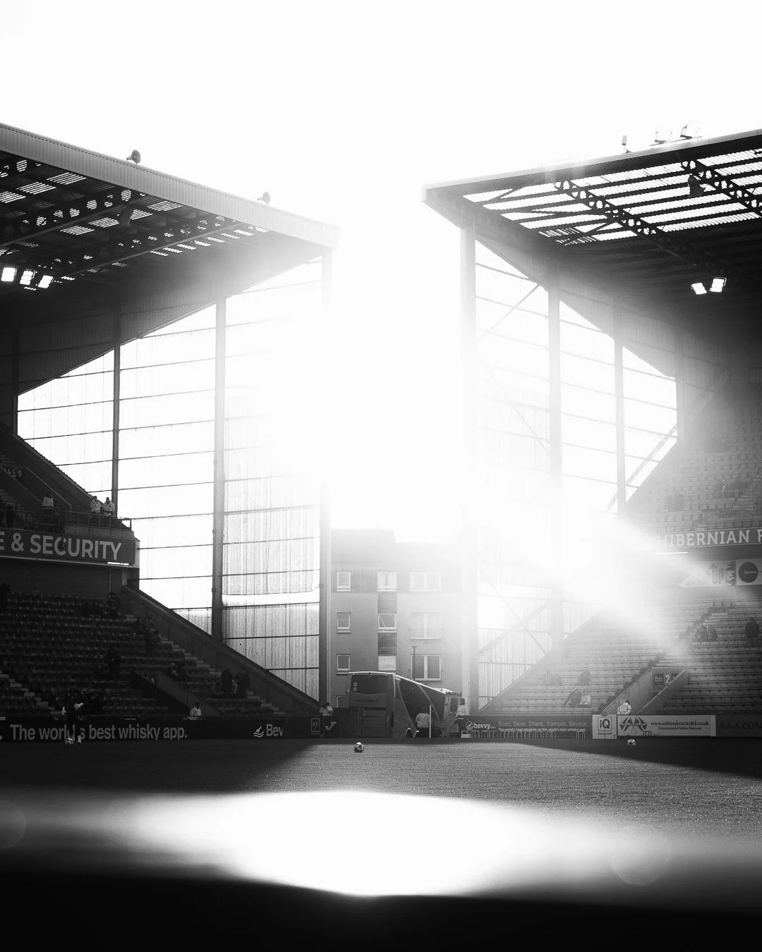 Easter Road Stadium, home of Hibernian FC in Edinburgh, Scotland