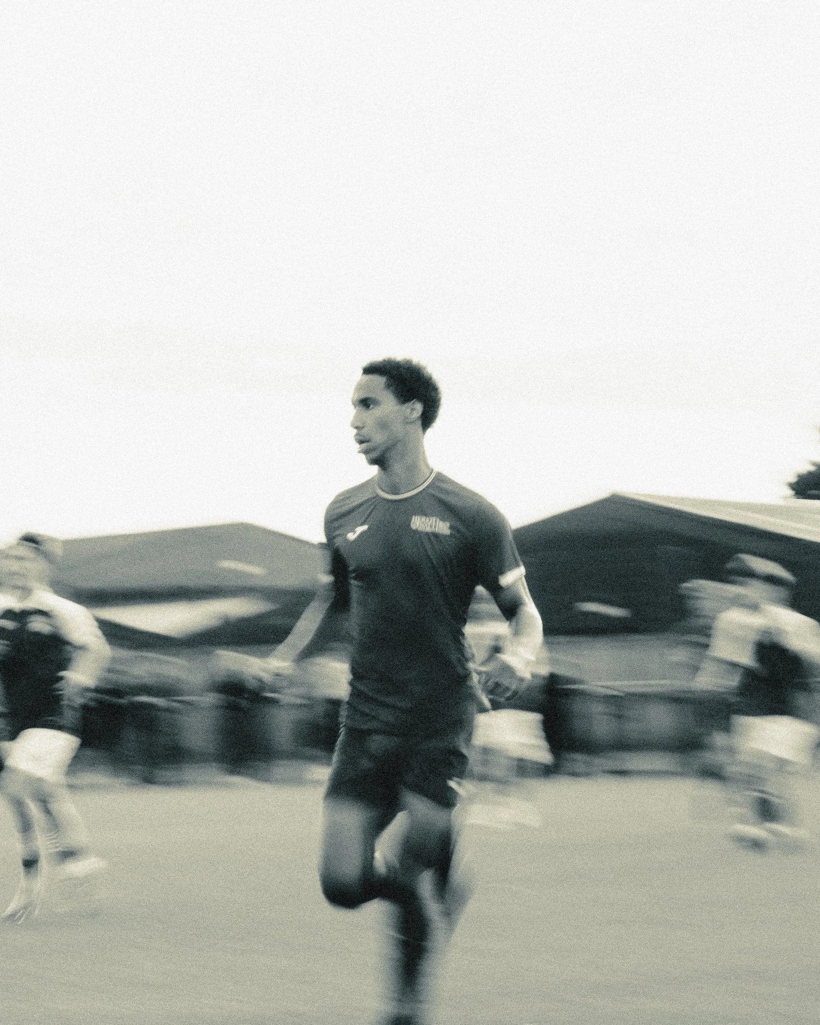 Libero Pathways athlete Adrian Trott playing football for Heriot-Watt University