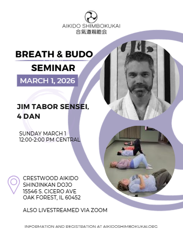 Breath &amp; Budo                                      (In Person &amp; Live Streamed)
