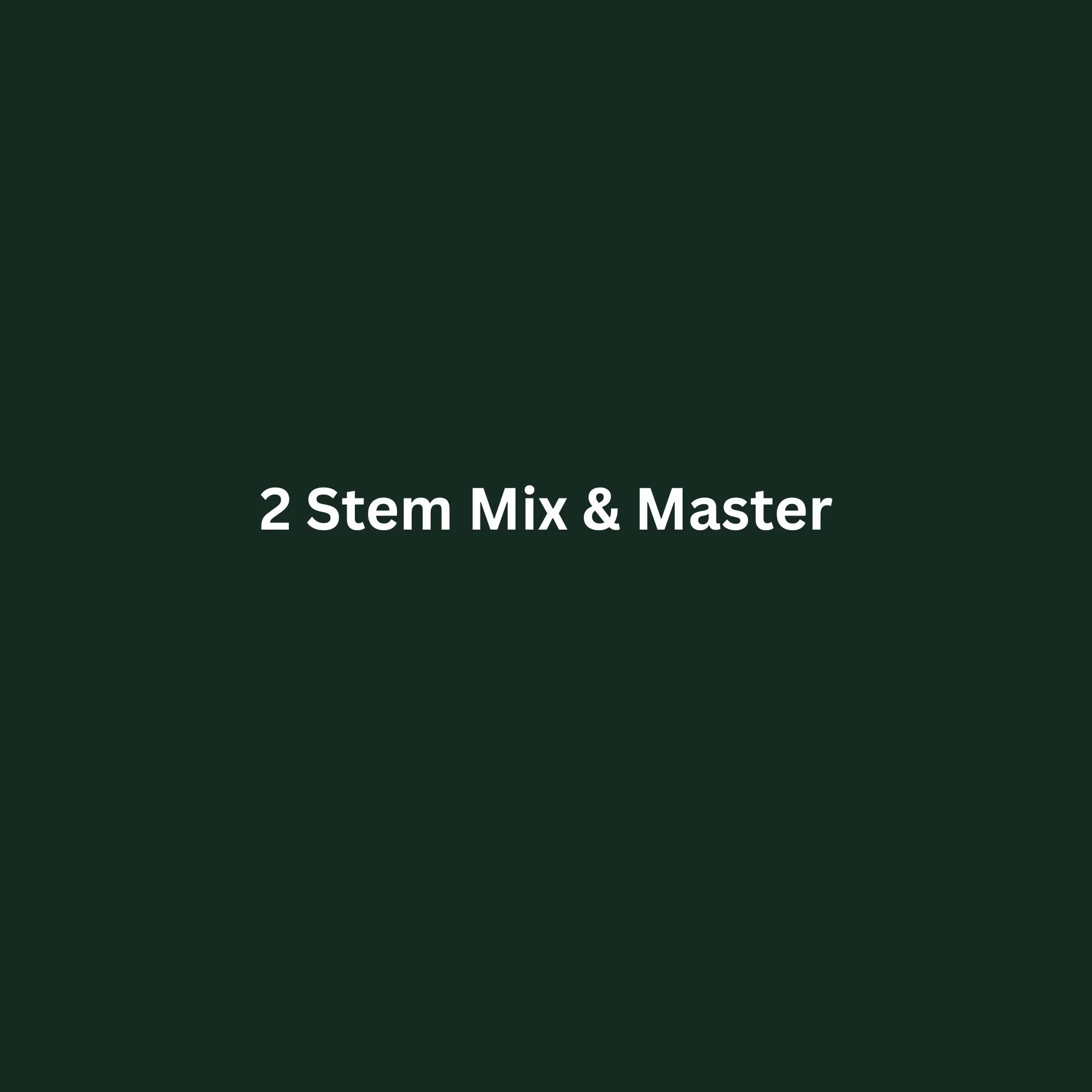 2 Stem Mix & Master