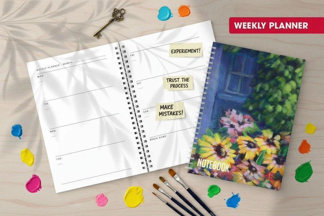 Ever dropped a brush mid-masterpiece moment? 

I did&mdash;right into a blob of yellow ochre. (Spoiler: my clouds have never been the same! 😂) Turns out, some of my best prairie skies started with a happy accident or two. The mess is part of the mag