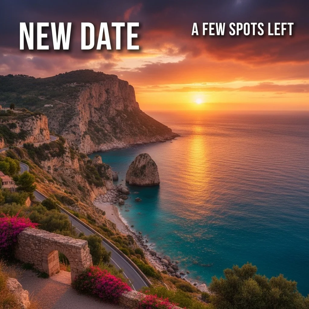 MARK YOUR CALENDARS
✨Dreaming of Sicily? The dates have shifted, and it&rsquo;s even BETTER!  Lorenzo Polegri, otherwise known as &ldquo;farmer chef&rdquo; and I will be your guides! ✨

🇮🇹 Sept 30 &ndash; Oct 7, 2026

Join us for an unforgettable 9