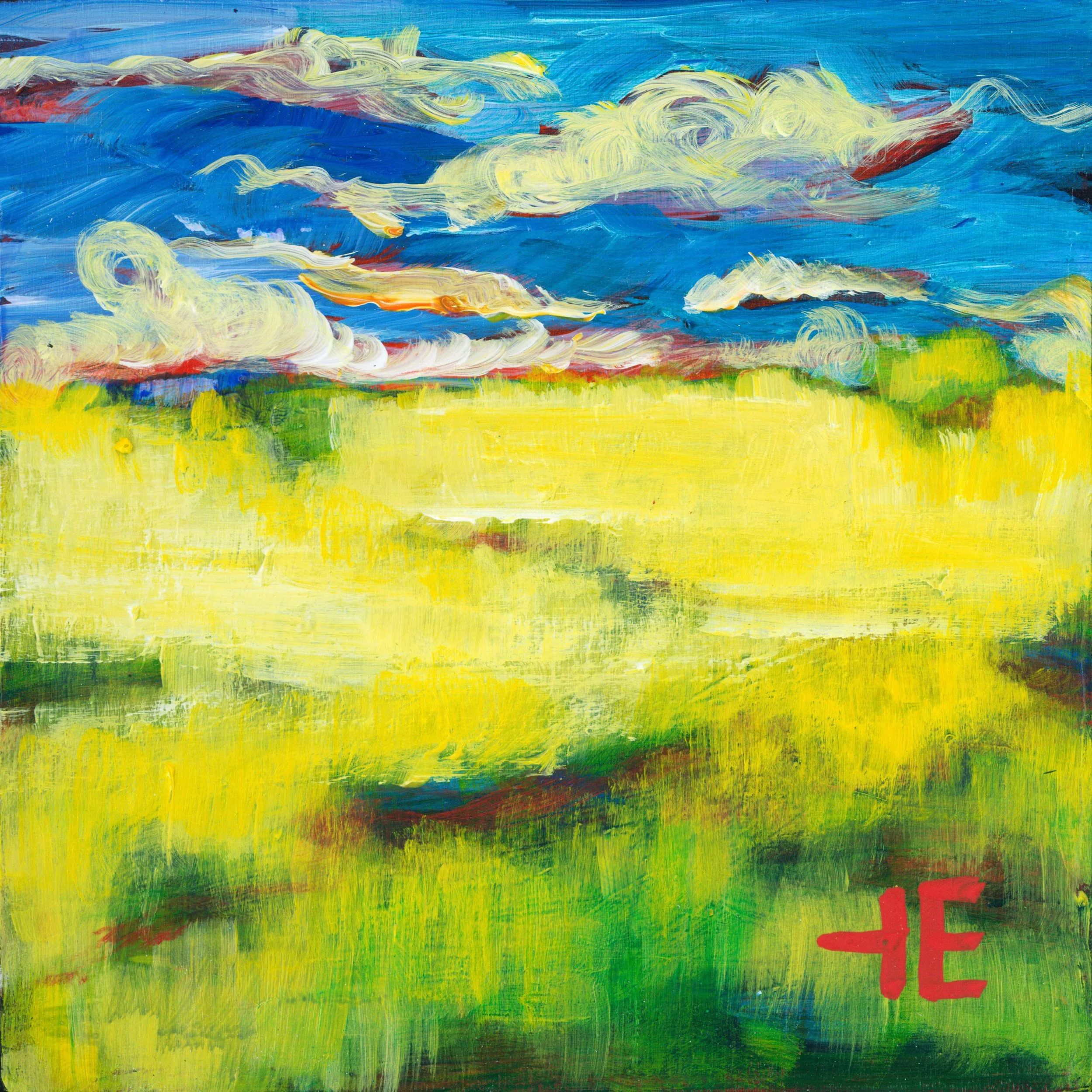Forever Yellow-6x6-artist Theresa Eisenbarth.jpeg