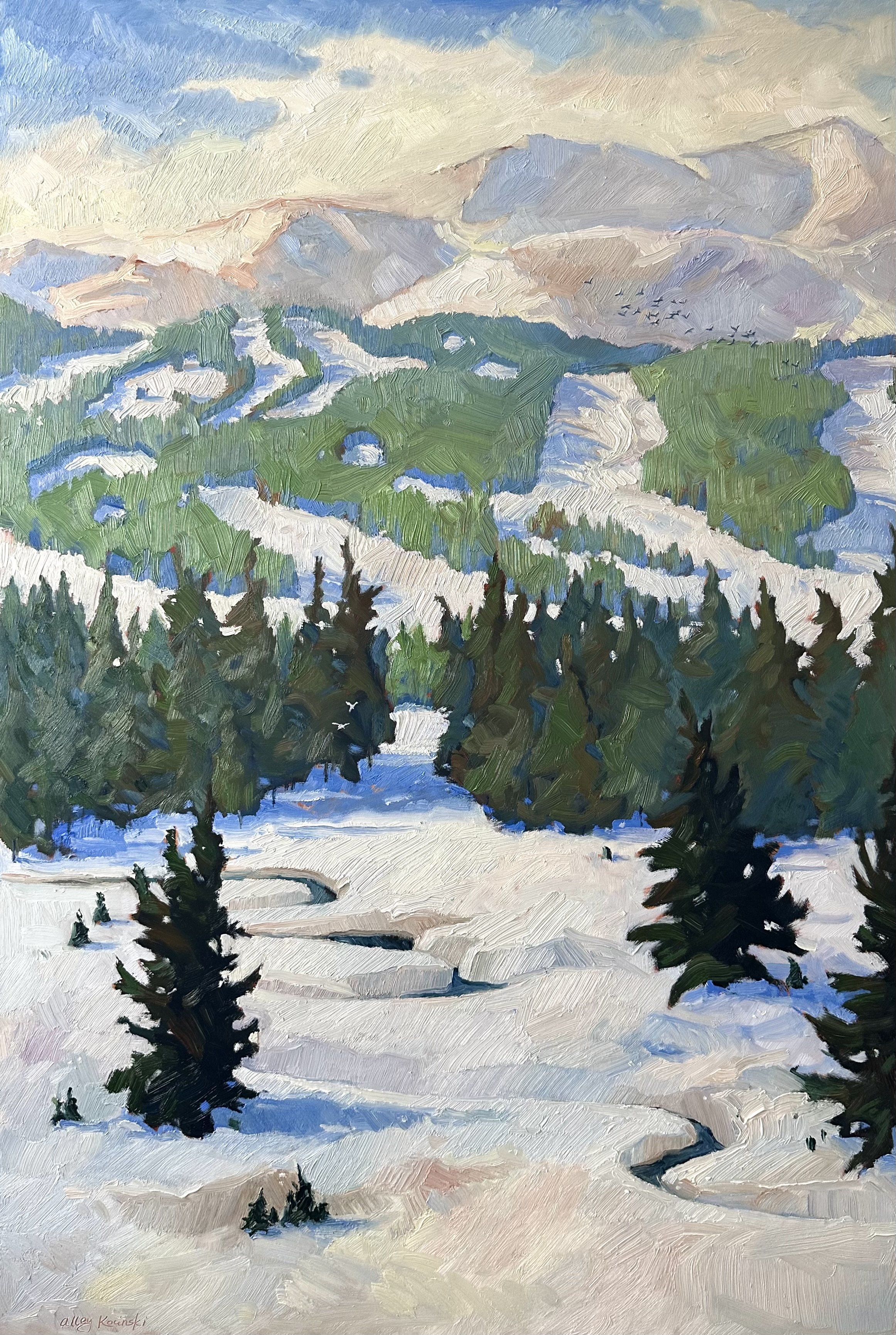 "Currents Seen and Silent", Oil, 24x36, Available