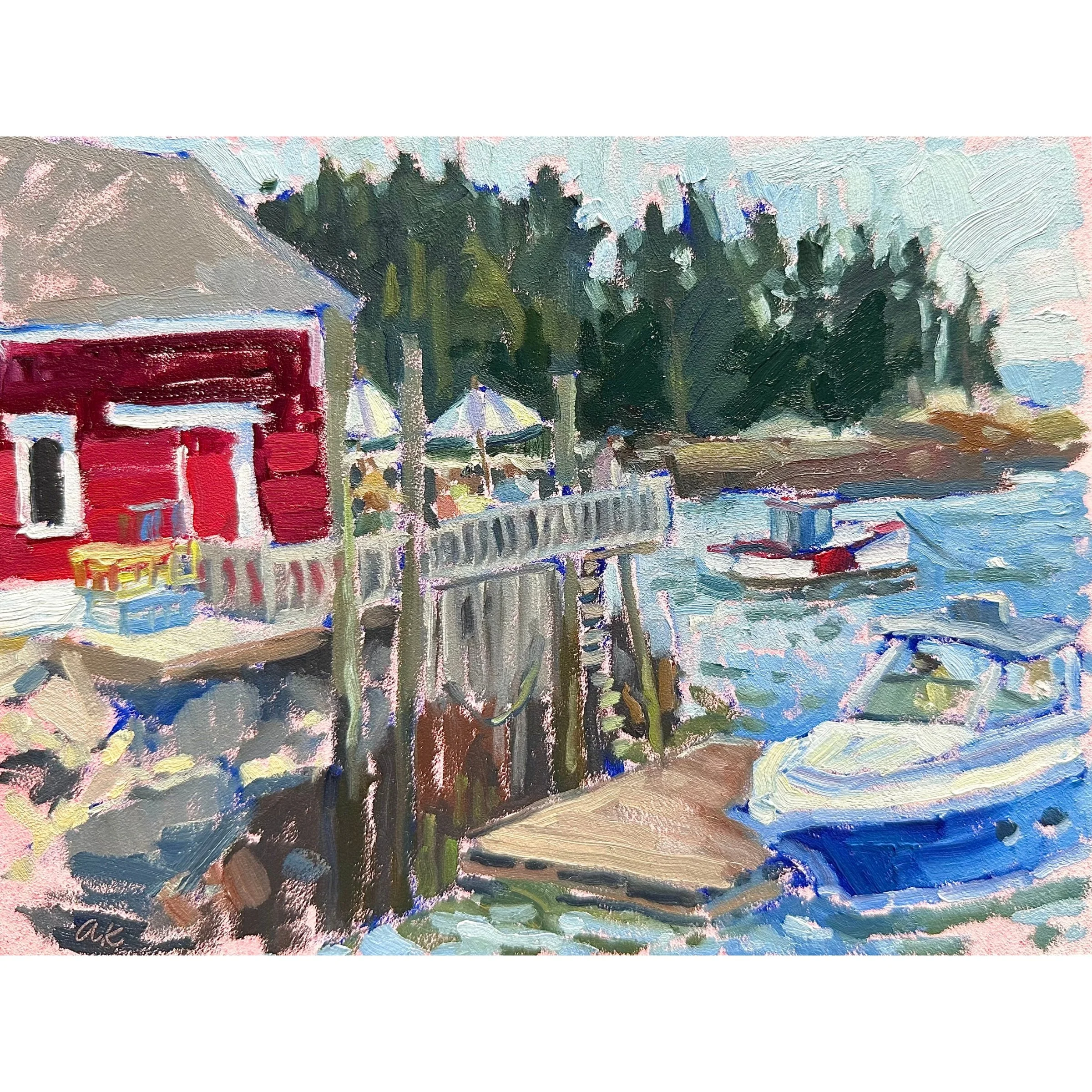 Lobster Shack Plein Air - 6x8