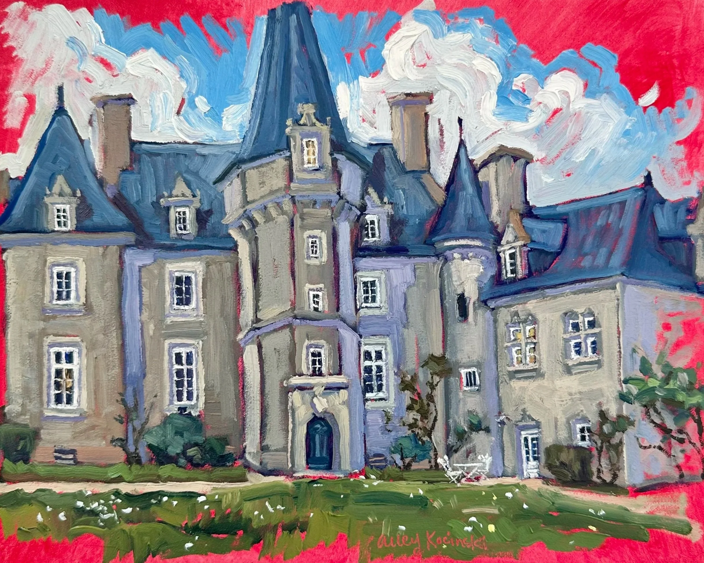 Magic Lives Here, Oil, Private Collection