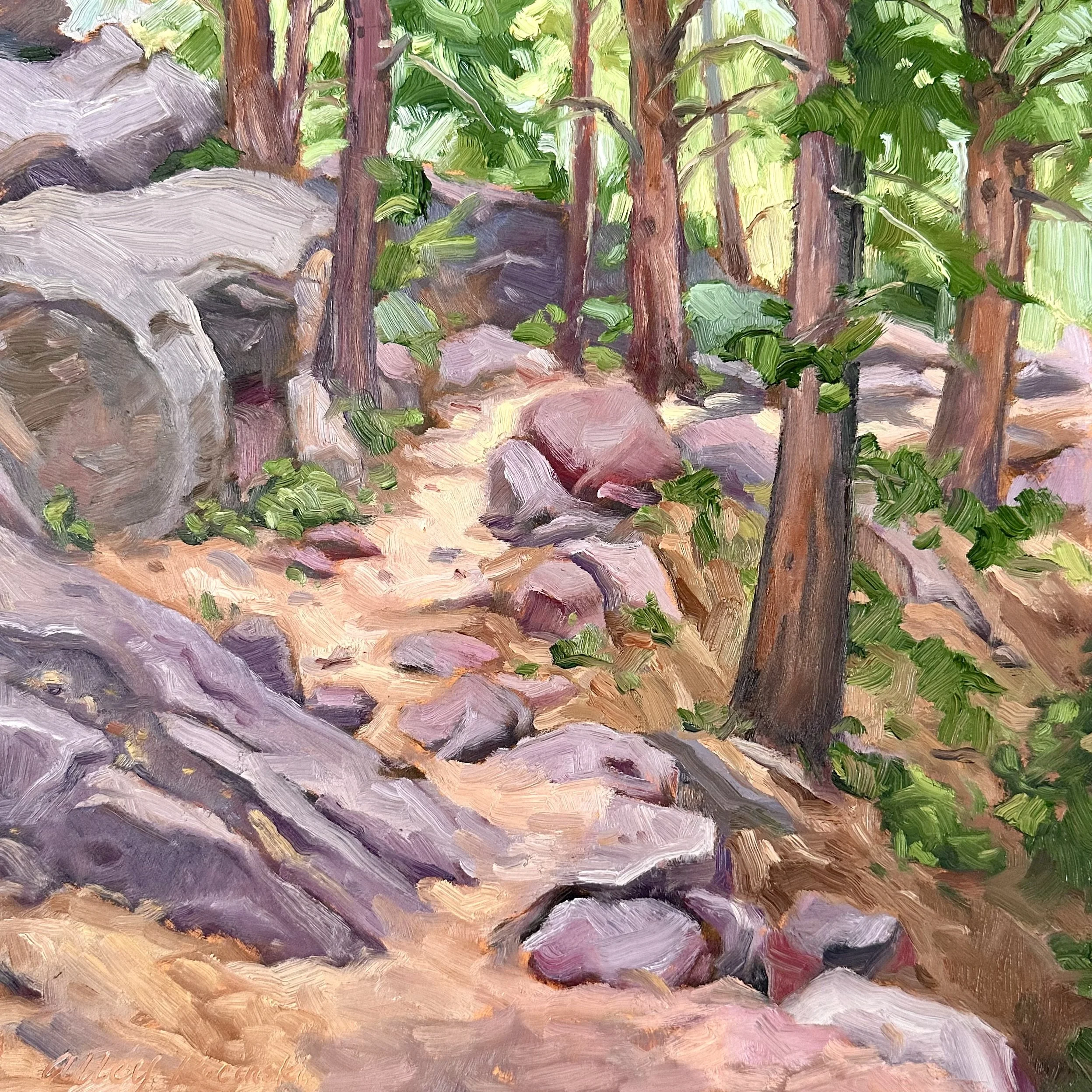 "The Path Ahead", Oil, 12x12, Available