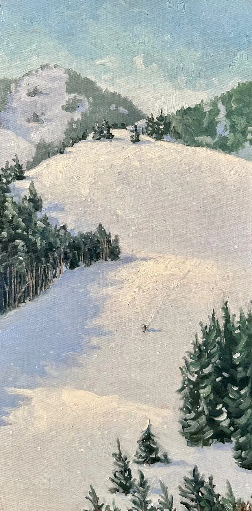 "Pristine" 12x24 oil, available