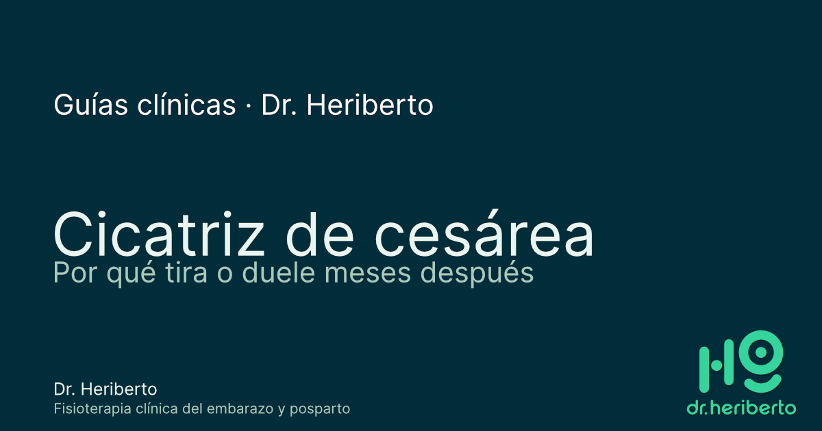 Cicatriz de cesárea: por qué se siente rara meses (o años) después — y qué se puede hacer