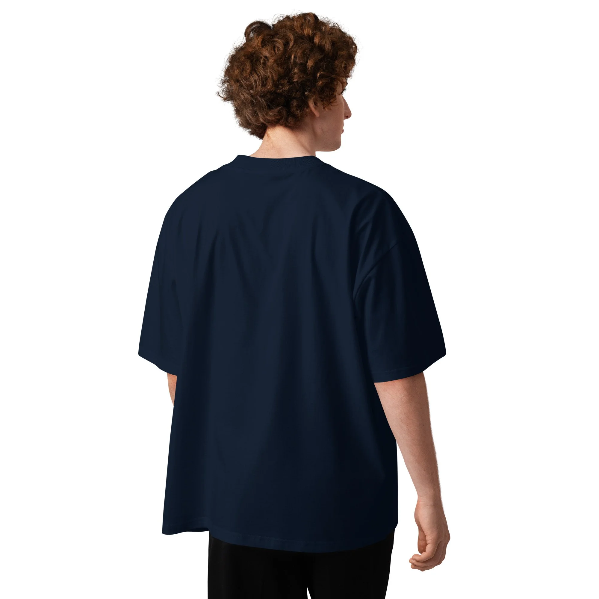 unisex-organic-oversized-high-neck-blaster-2.0-t-shirt-french-navy-back-6a83b29717805.jpg