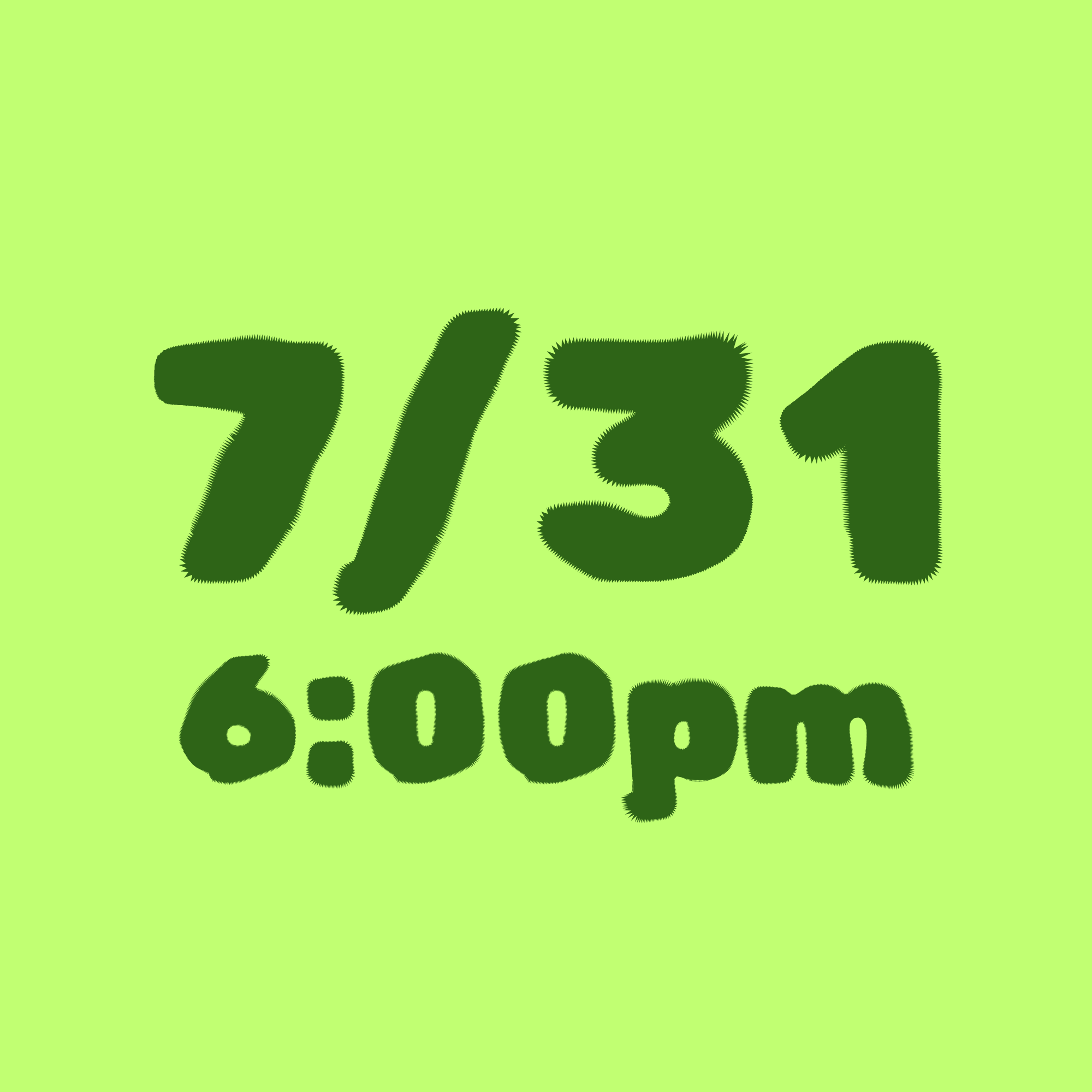 Shrek Jr. Friday, July 31st 6:00pm