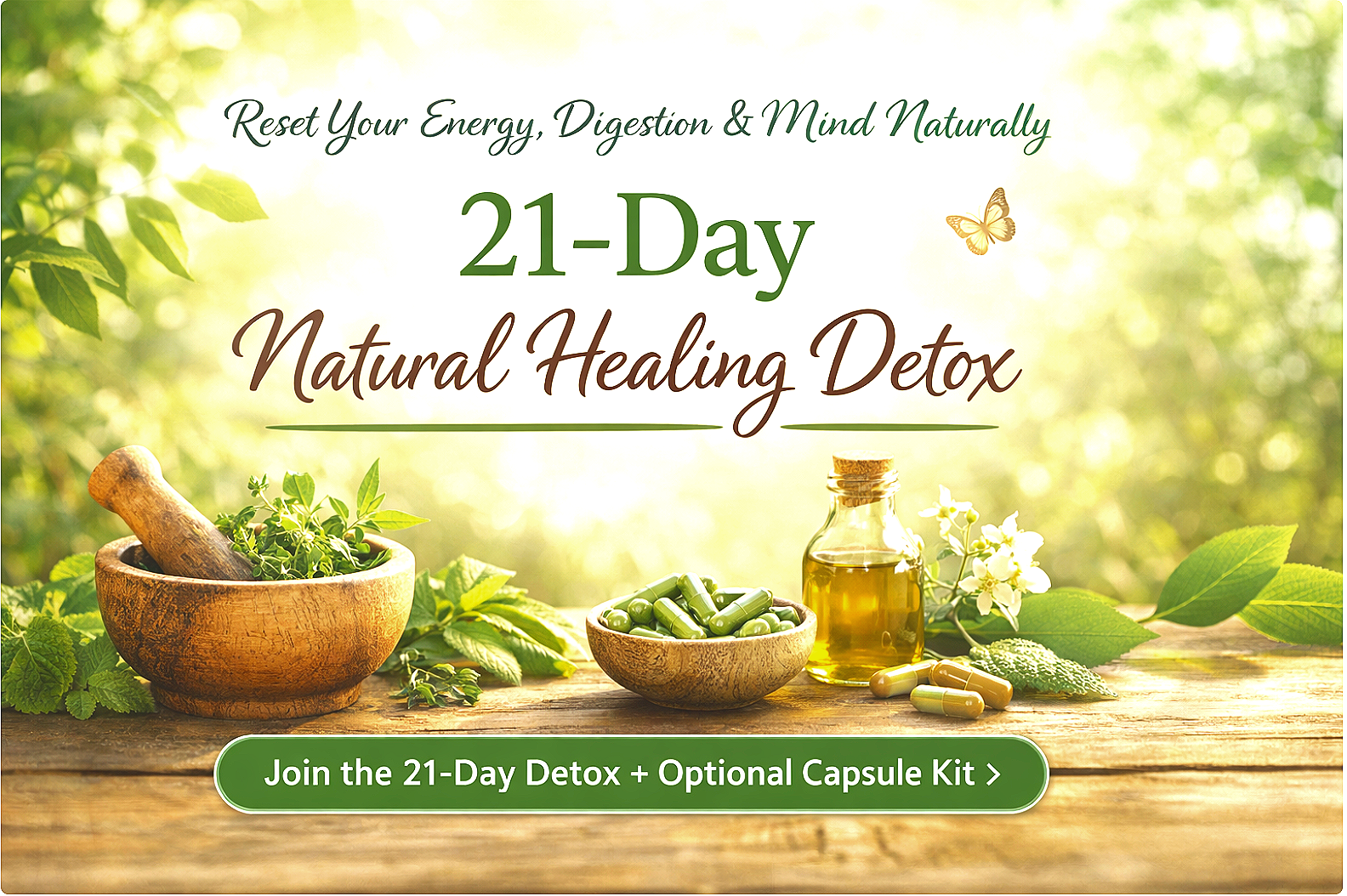 Earthie Mama 21-Day Natural Healing Detox program — reset your body naturally