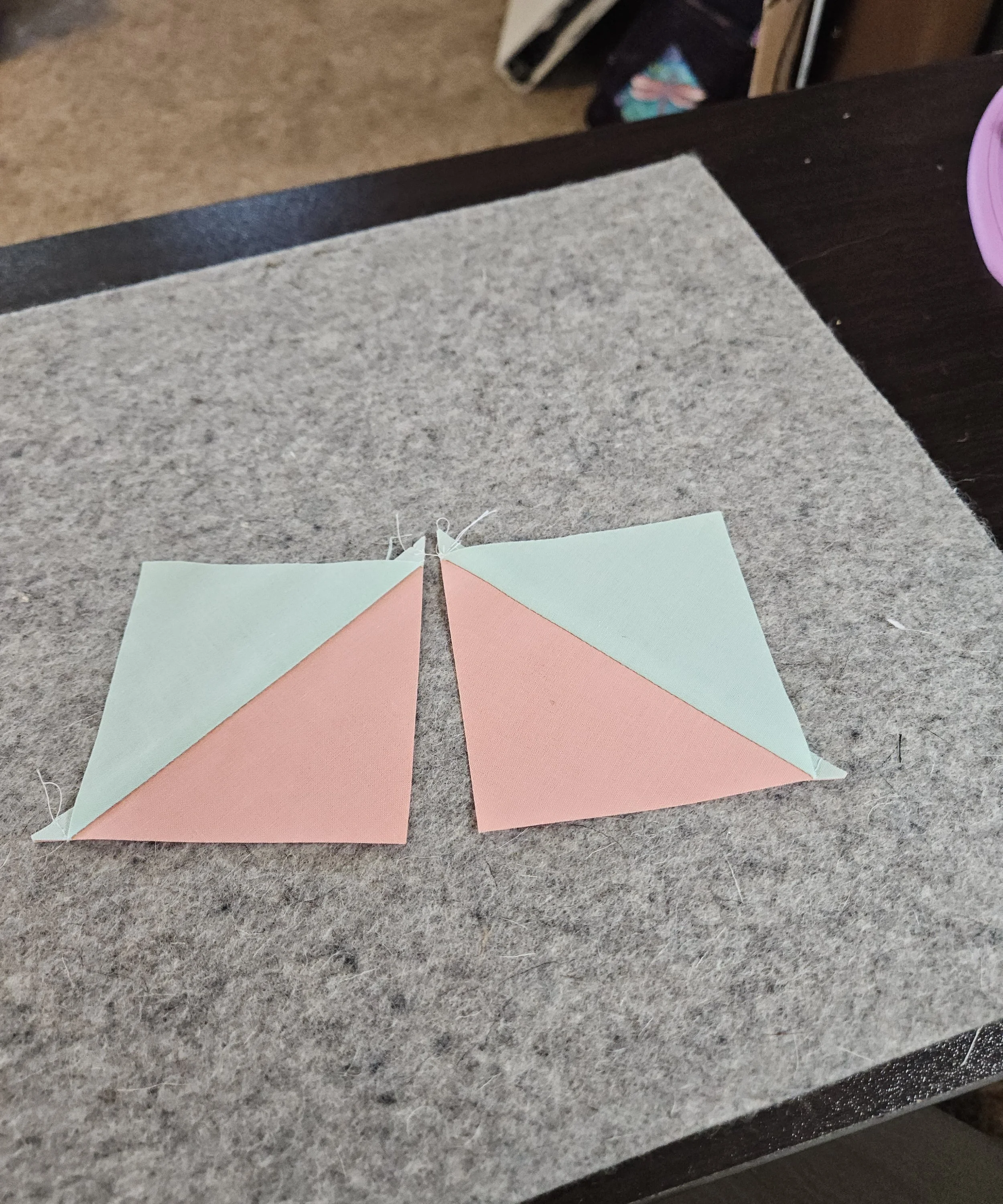 Two-at-a-Time Half-Square Triangles