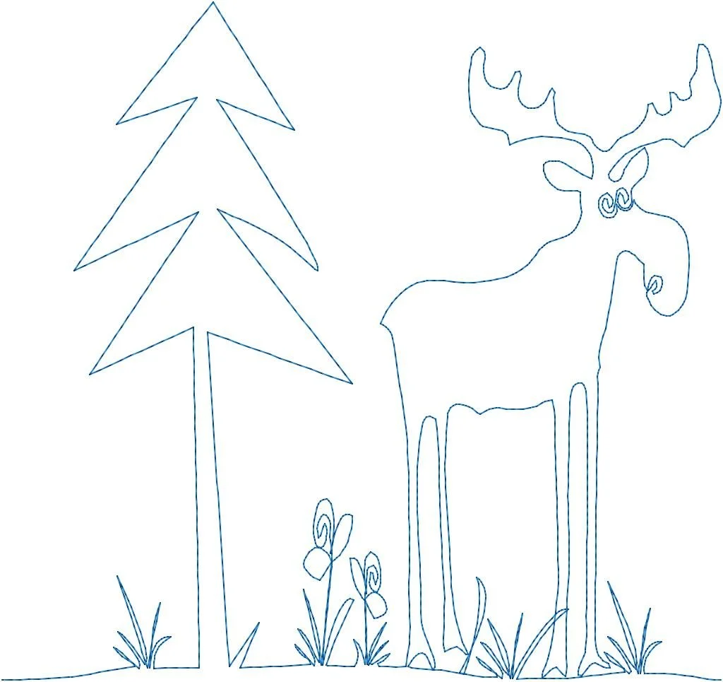 Moose and Pine