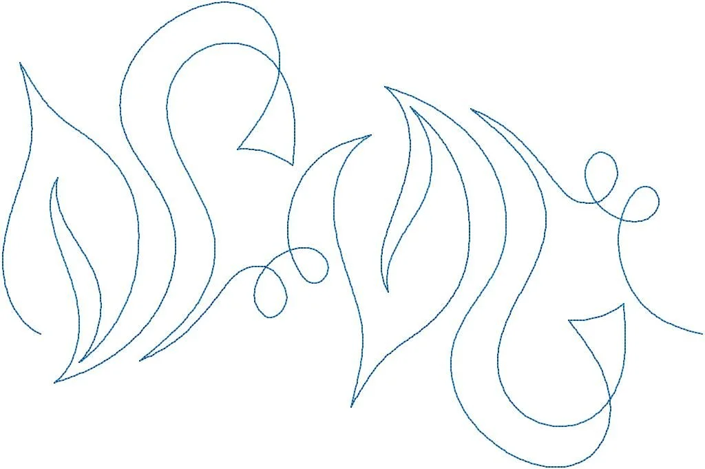 Leaf and Ribbon