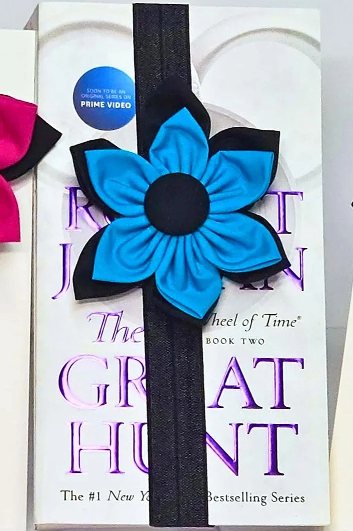 Flower Book Band Fabric Bookmark Elastic Bookmark Floral Book Strap Reader Gift Journal Bookmark Planner Accessory