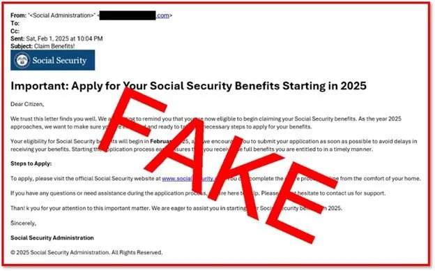 Suspicious Activity on Your Social Security Account