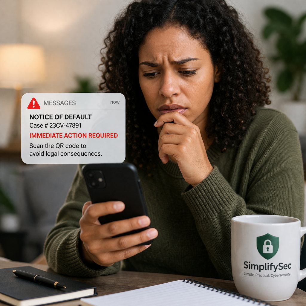 🚨 You Got a Court Notice Text? It’s Probably a Scam — Here’s How to Tell