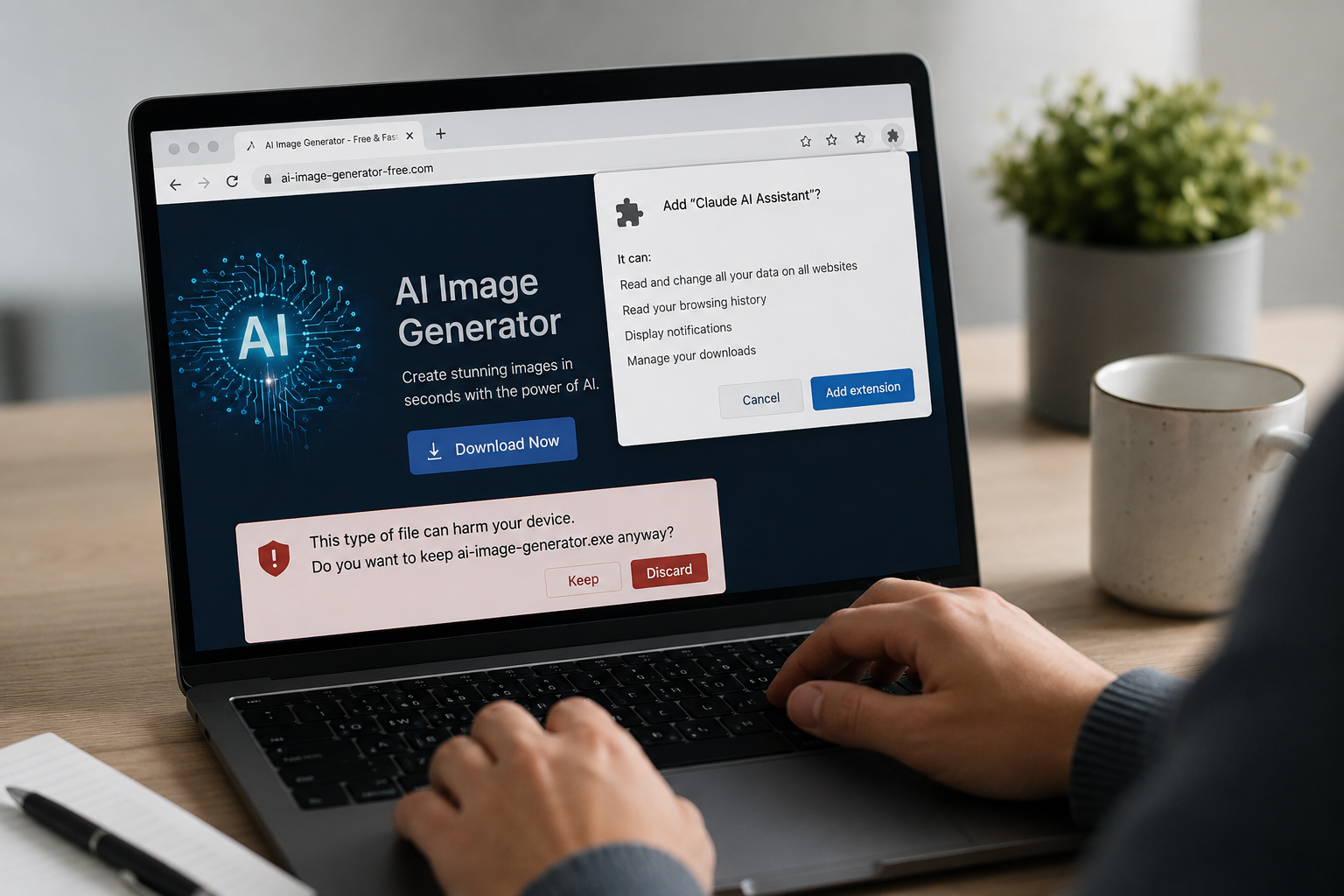 Fake AI Downloads Are Infecting Users.  Here’s What to Watch For