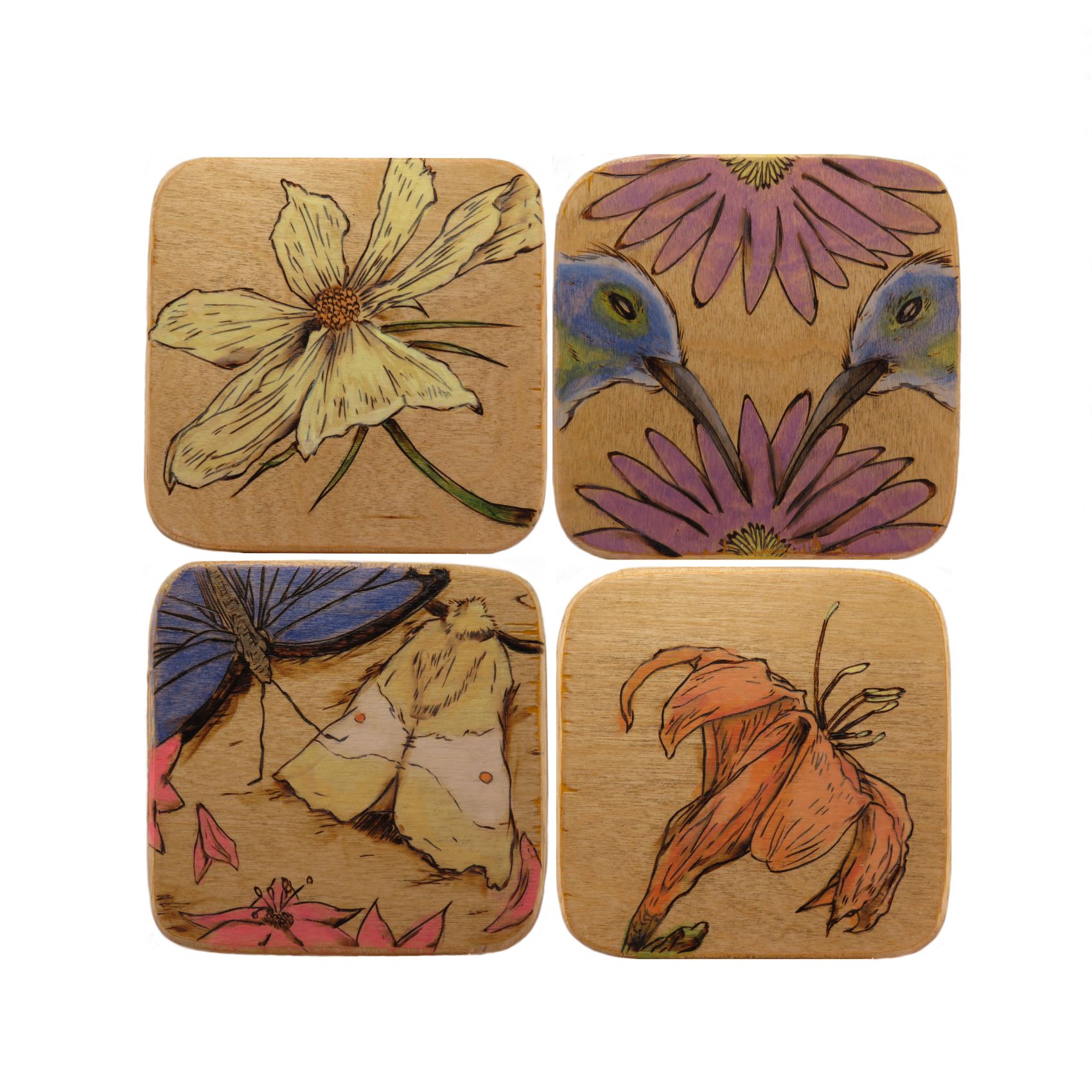 Garden Coaster Set